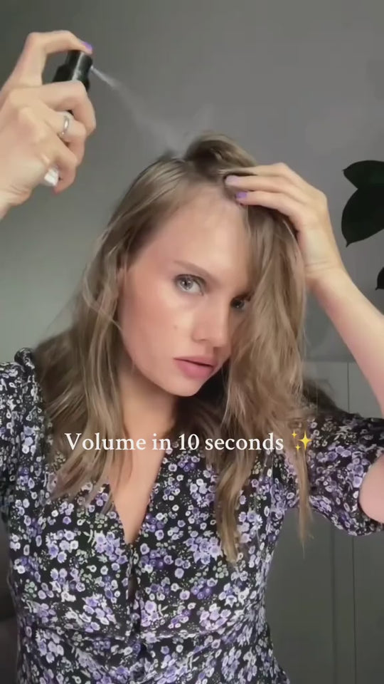 Volume in 10 seconds ✨ Just pump at the roots for instant, all-day lift. No tools, no hassle